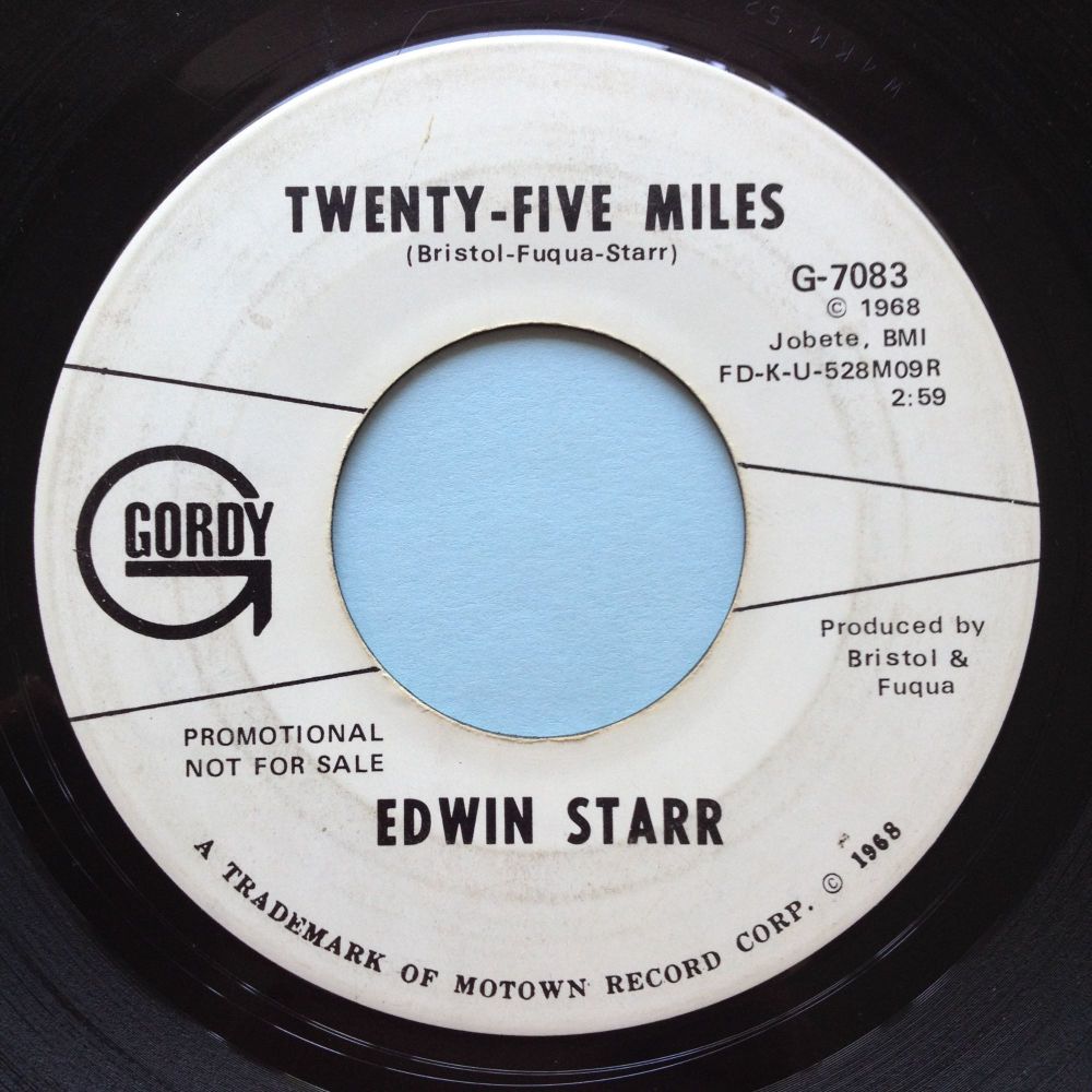 Edwin Starr - 25 miles - Gordy promo - Ex-
