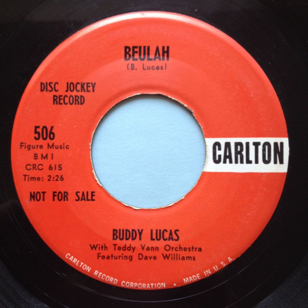 Buddy Lucas - Beulah - Carlton promo - Ex