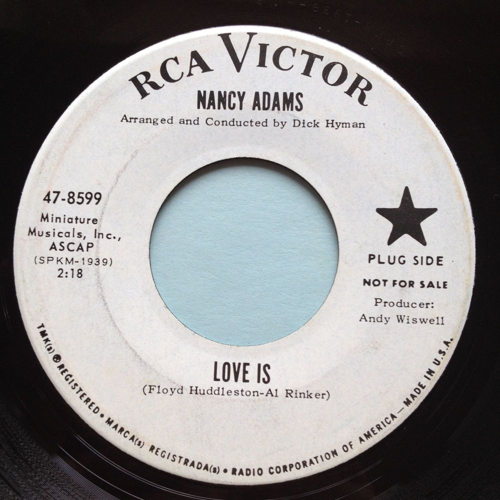 Nancy Adams - Love is - RCA promo - Ex