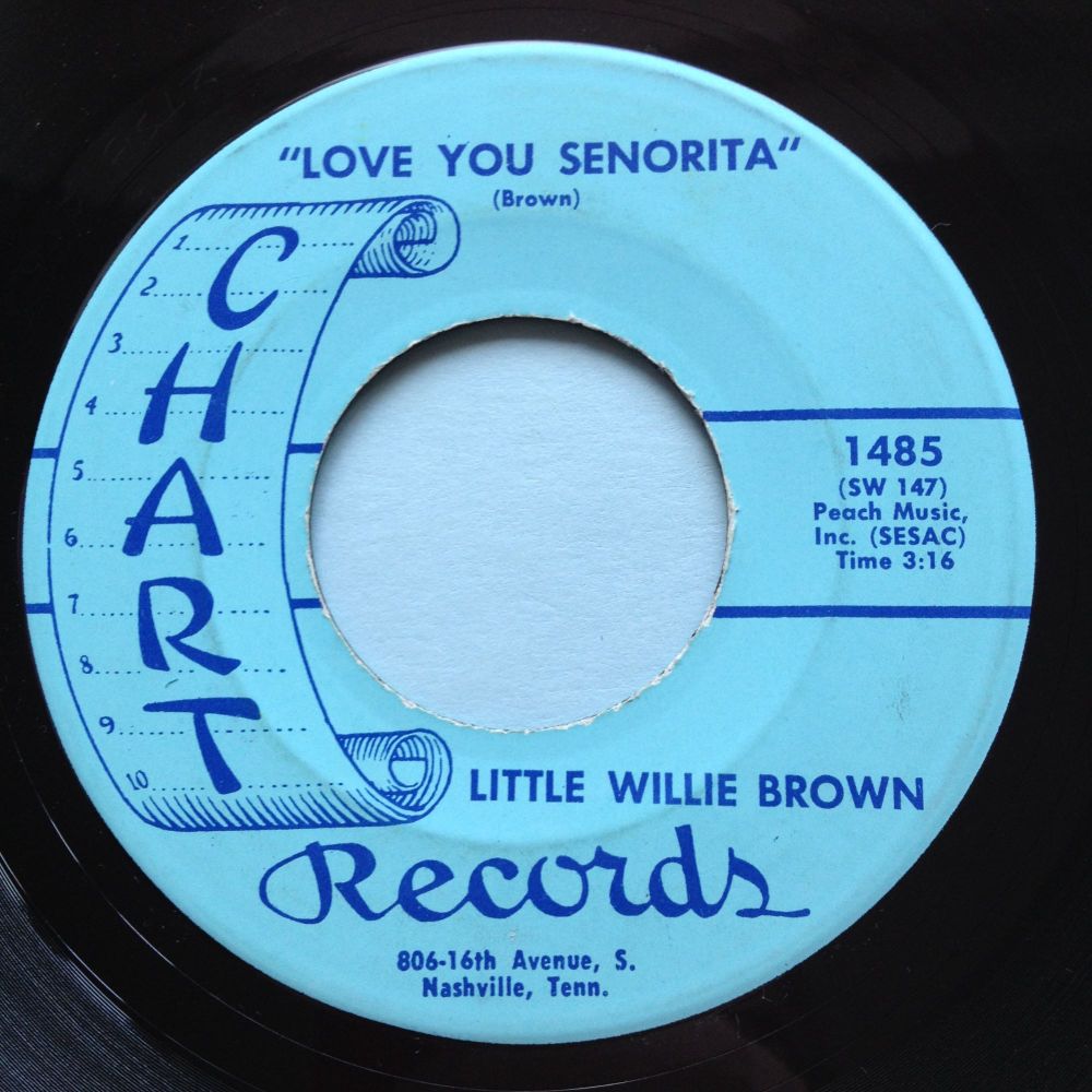 Little Willie Brown - Love you Senorita - Chart - Ex