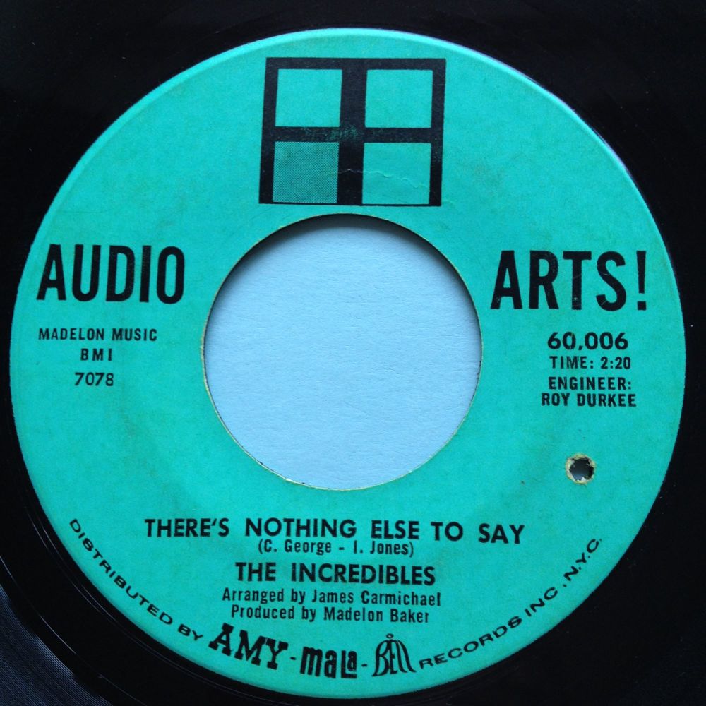 Incredibles - There's nothing else to say - Audio Arts - VG+