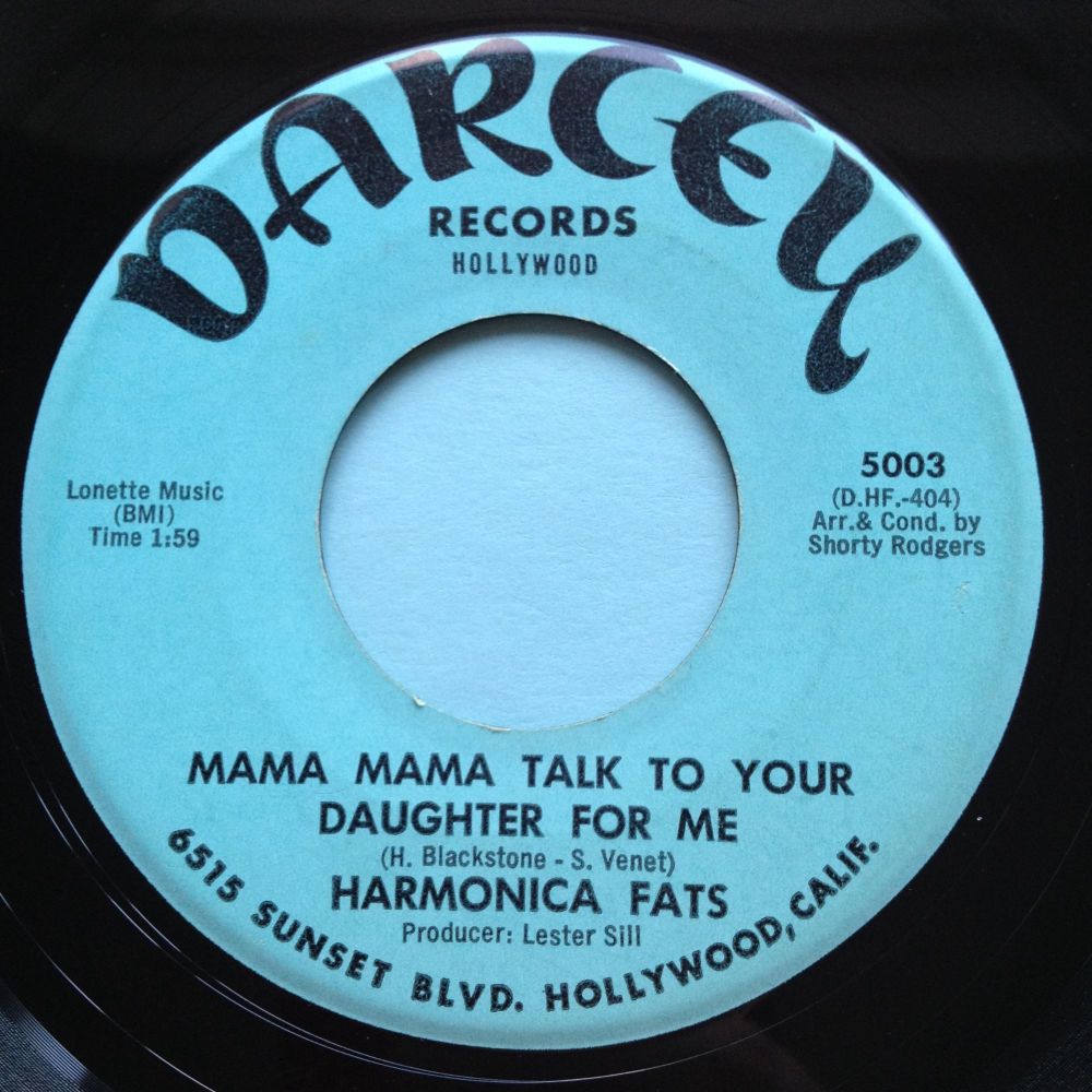 Harmonica Fats - Mama, mama, talk to your daughter for me - Darcey - Ex