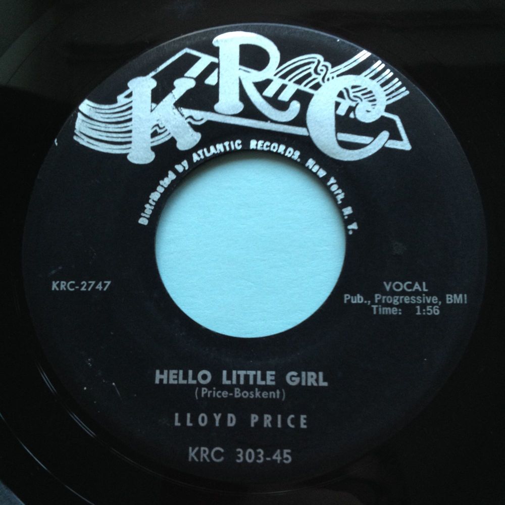 Lloyd Price - Hello little girl - KRC - VG+