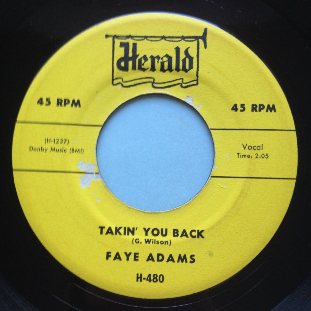 Faye Adams - Takin' you back - Herald - Ex
