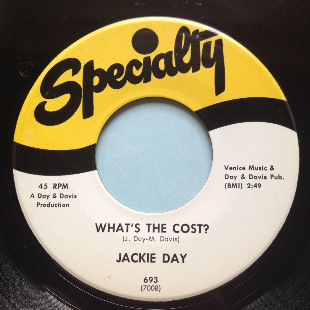 Jackie Day - What's the cost - Specialty - Ex