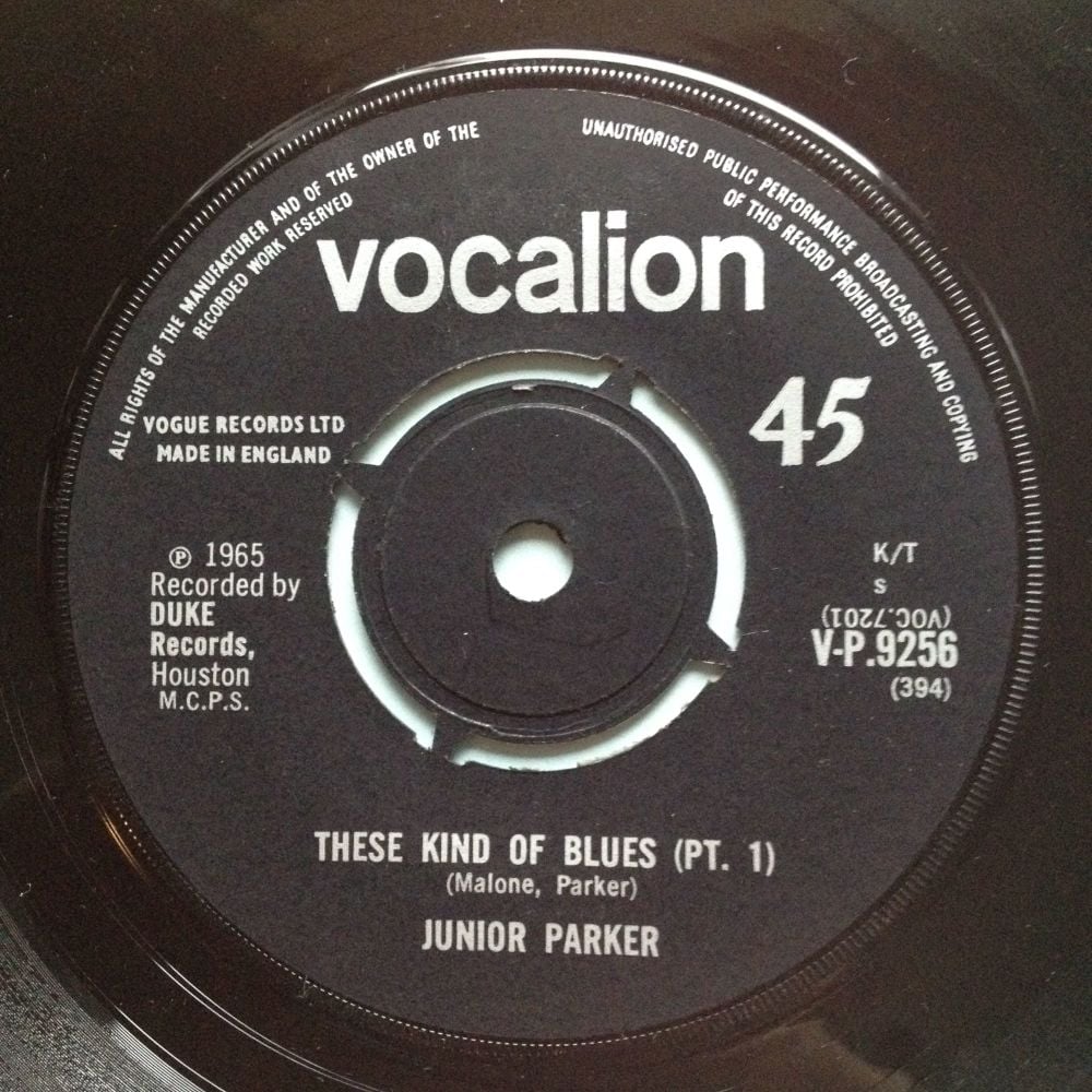 Junior Parker - These kind of blues - UK Vocalion - Ex