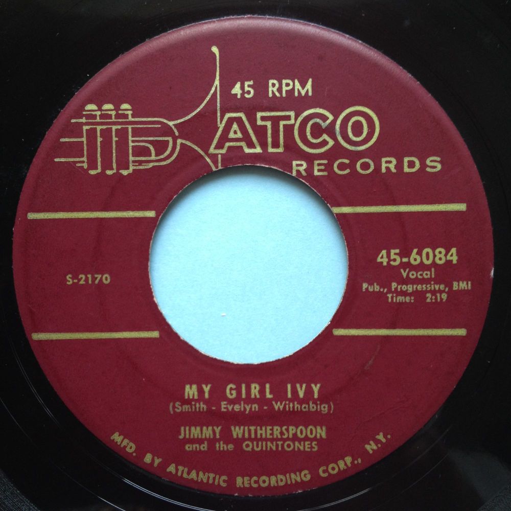 Jimmy Witherspoon - My girl Ivy - Atco - Ex-