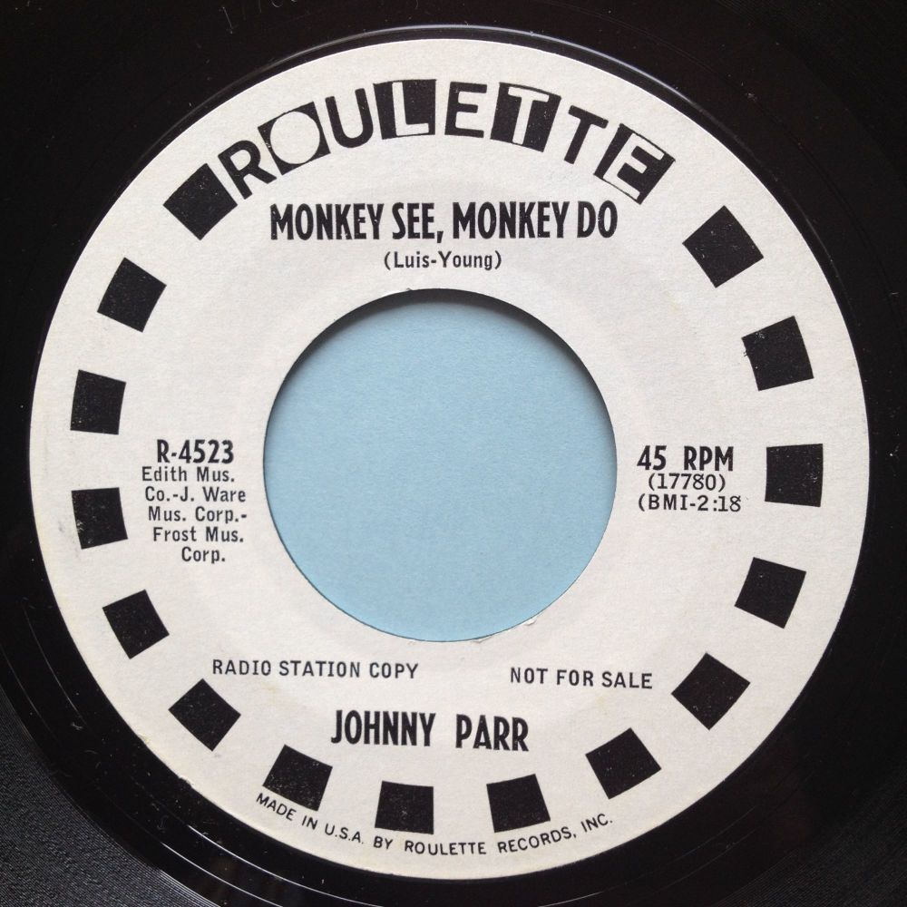 Johnny Parr - Monkey See, Monkey Do - Roulette promo - Ex