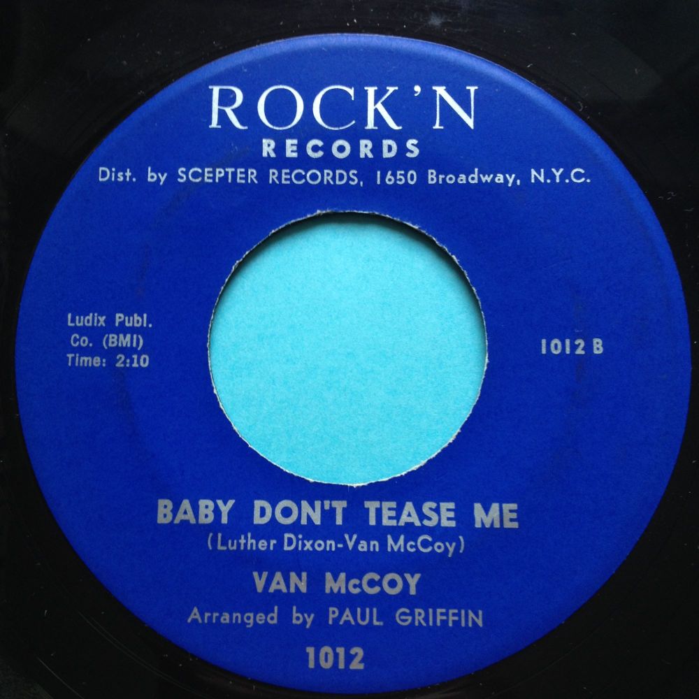 Van McCoy - Baby don't tease me - Rock'n - Ex