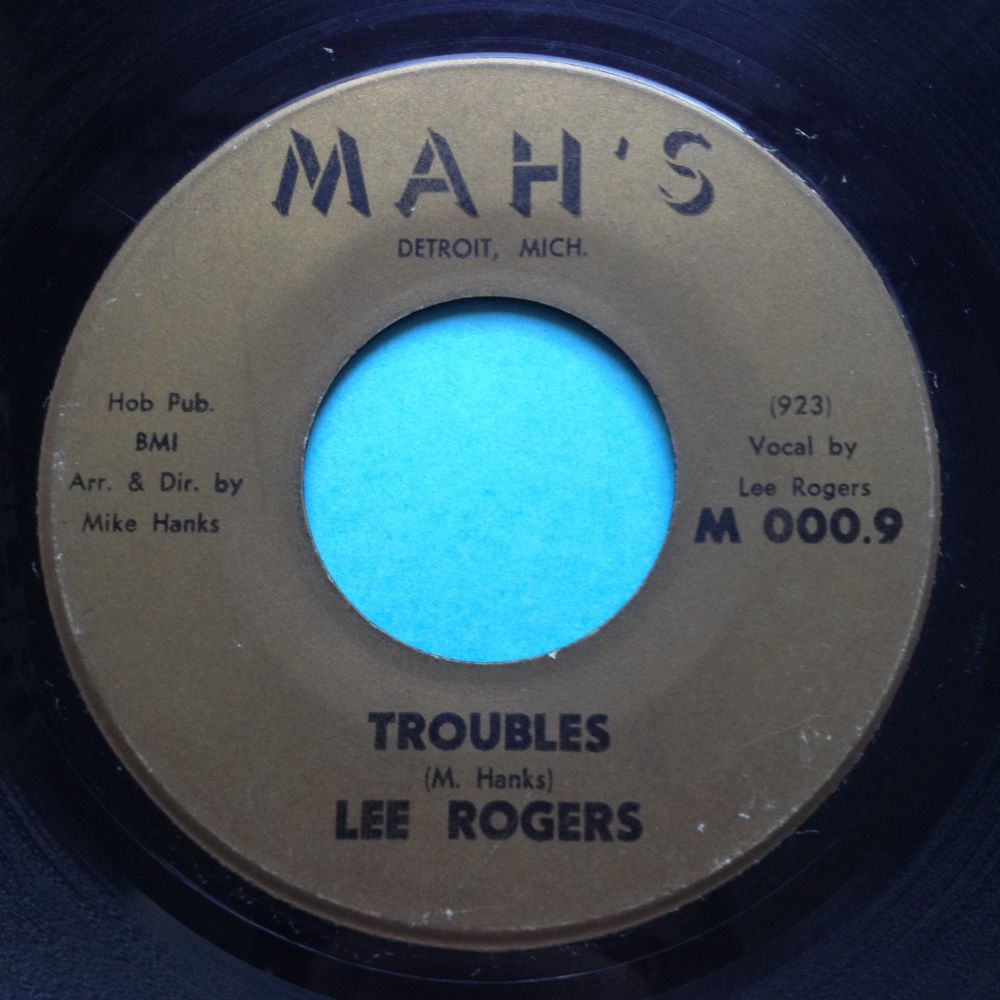 Lee Rogers - Troubles - Mah's - VG+