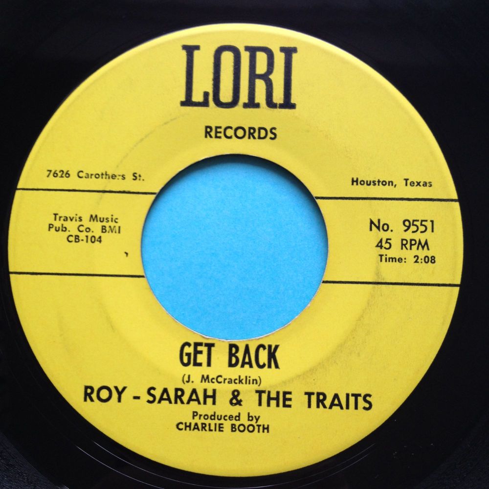 Roy - Sarah & The Traits - Get Back - Lori - Ex-