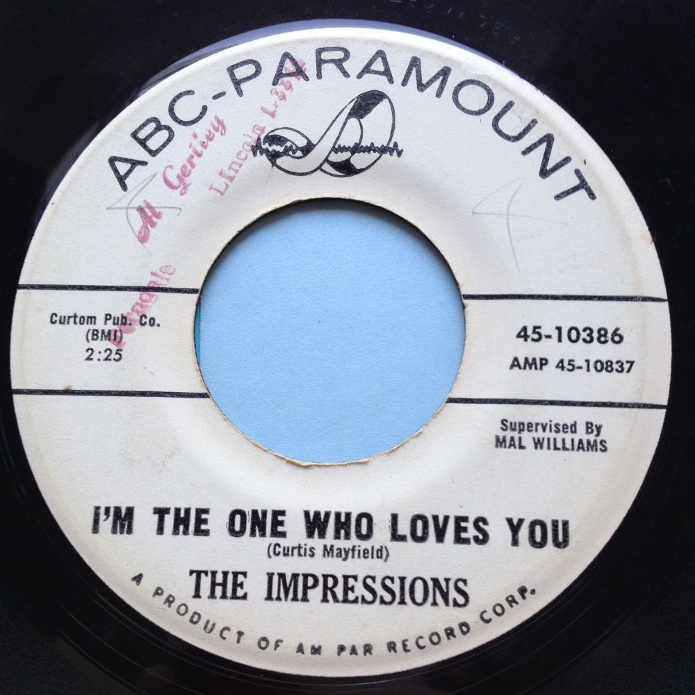 Impressions - I'm the one who loves you - ABC promo - VG+