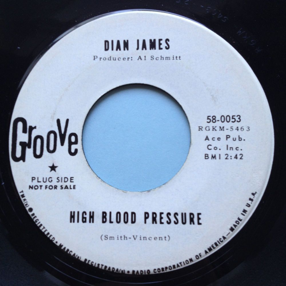 Dian James - High Blood Pressure - Groove promo - Ex