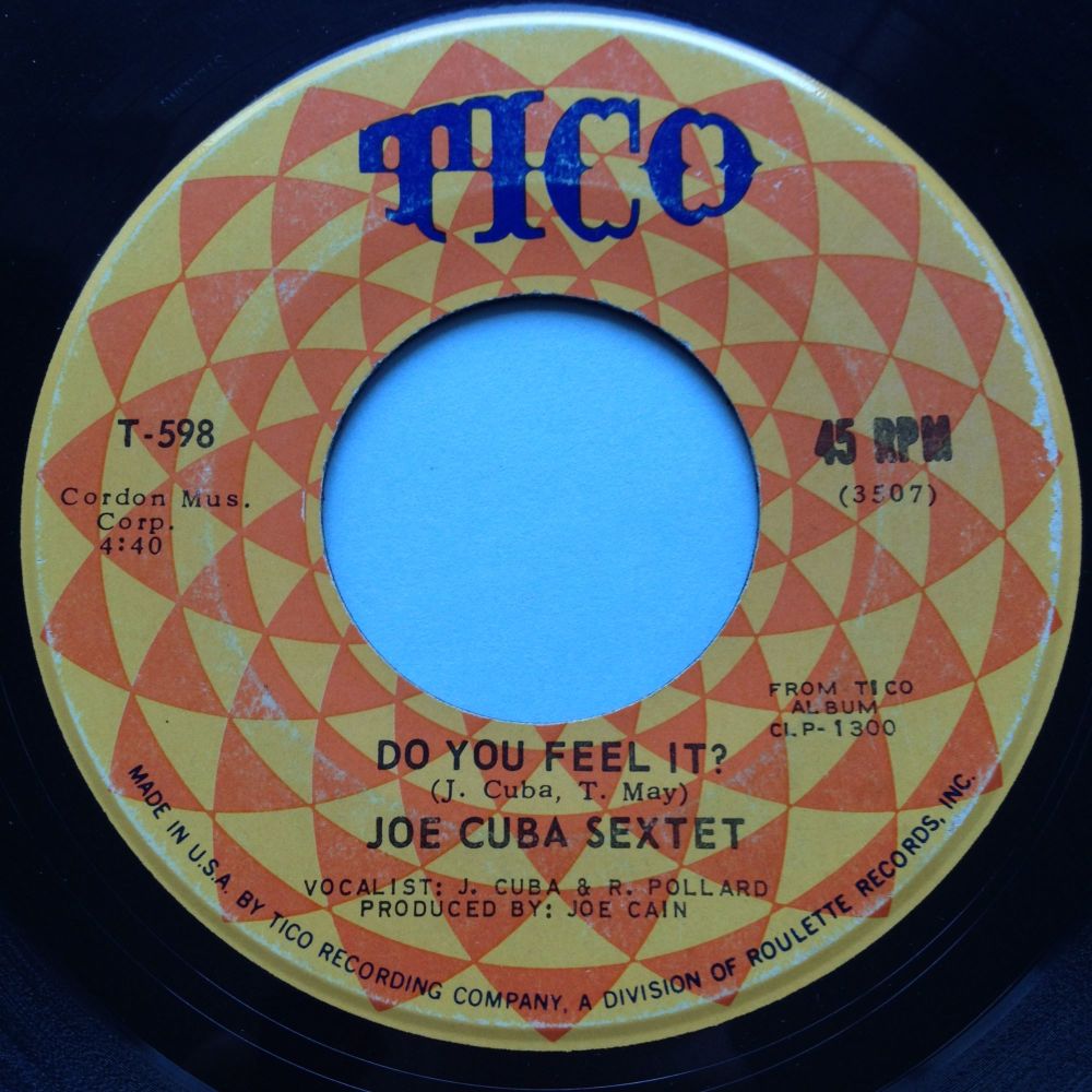 Joe Cuba Sextet - What a baby b/w Do you feel it - Tico - Ex-