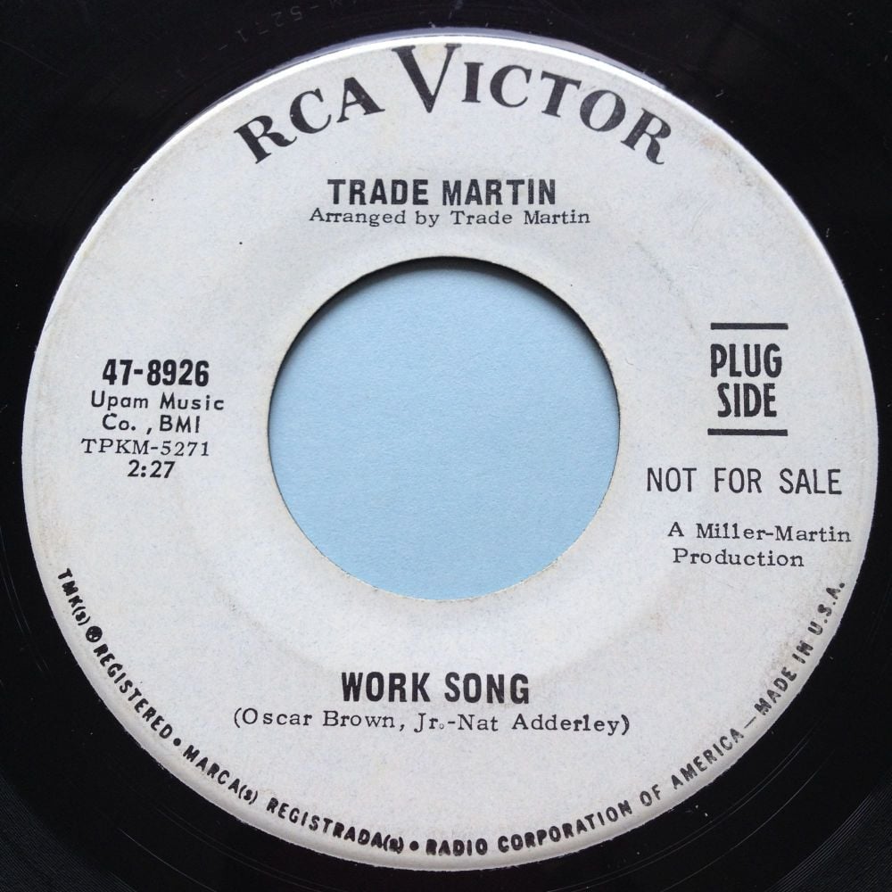 Trade Martin - Work Song - RCA promo - VG+