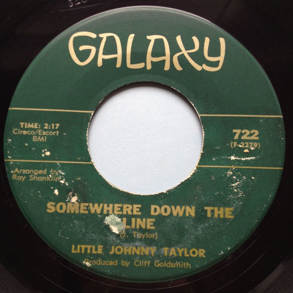 Little Johnny Taylor - Somewhere down the line - Galaxy - VG+