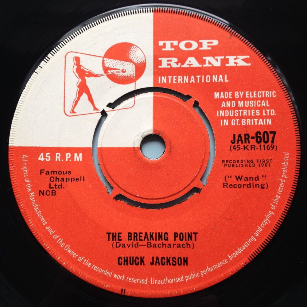 Chuck Jackson - The Breaking Point - U.K. Top Rank - Ex