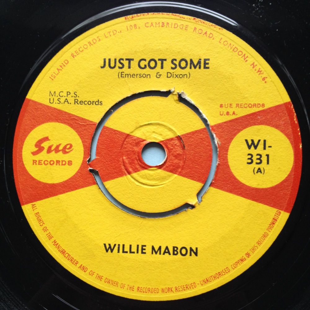 Willie Mabon - Just got some - U.K. Sue - Ex