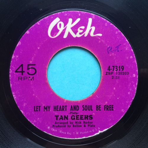 Tan Geers Let My Heart And Soul Be Free What S The Use Of Me Trying Okeh Vg