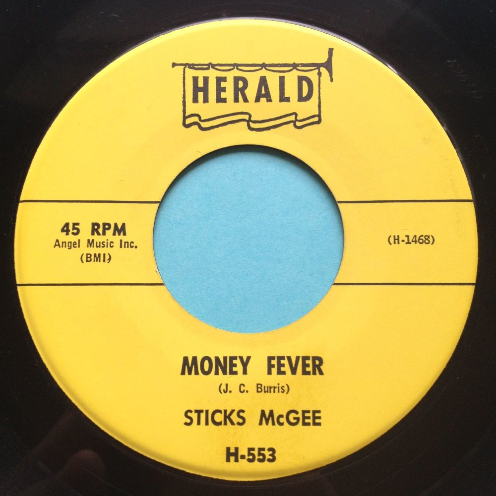 Sticks McGee - Money Fever - Herald - Ex