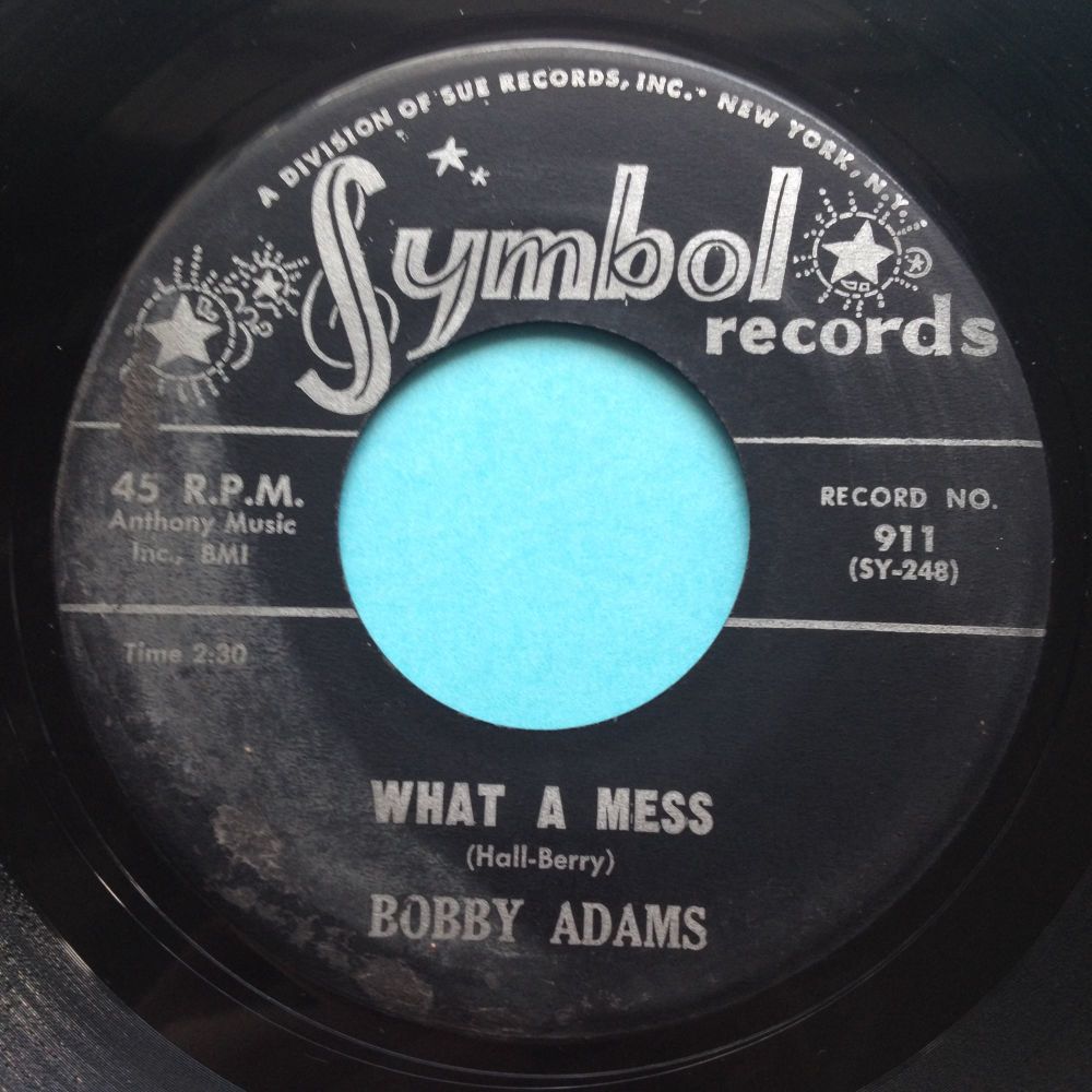 Bobby Adams - What a mess - Symbol - VG+
