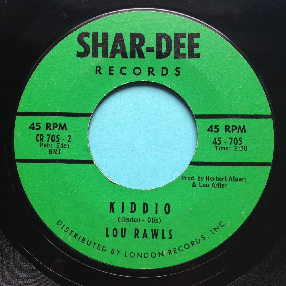 Lou Rawls - Kiddio - Shar-Dee - VG+