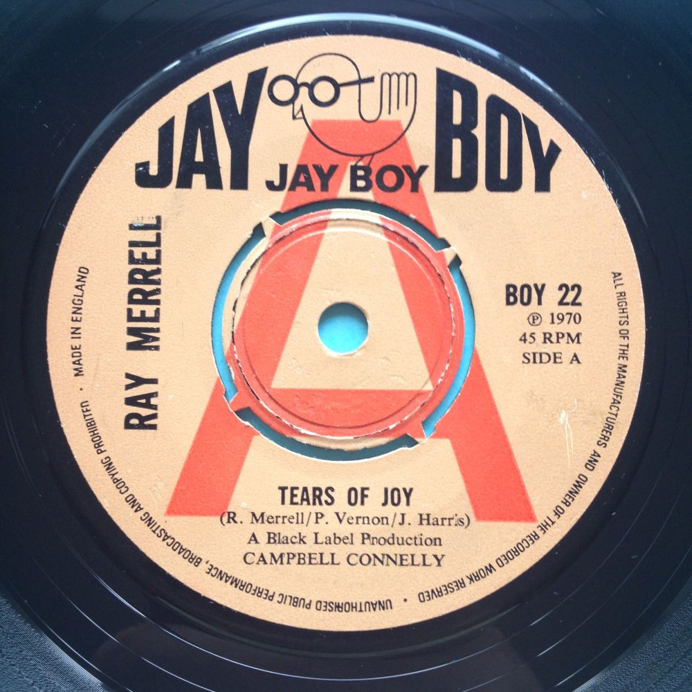 Ray Merrell - Tears of Joy - Jay Boy demo (U.K.) - Ex-