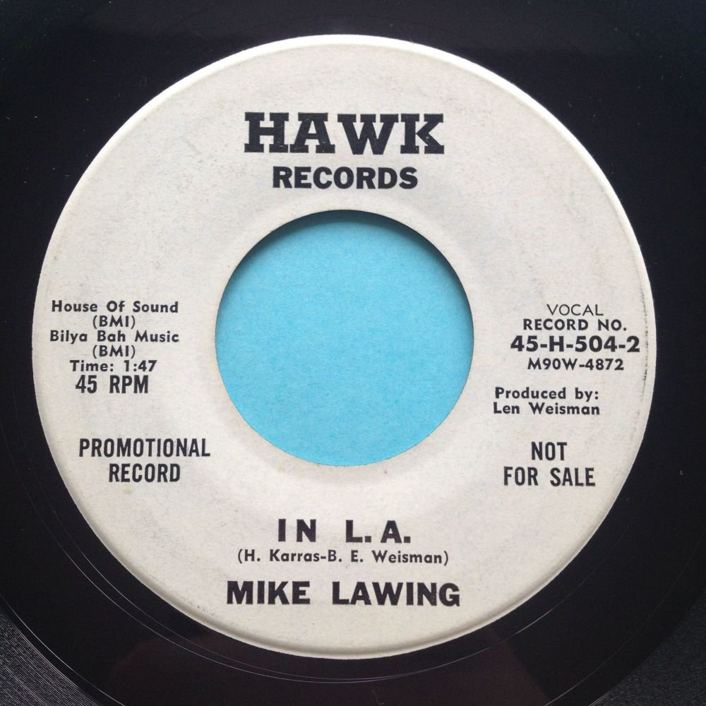 Mike Lawing - In L.A. - Hawk promo - Ex-