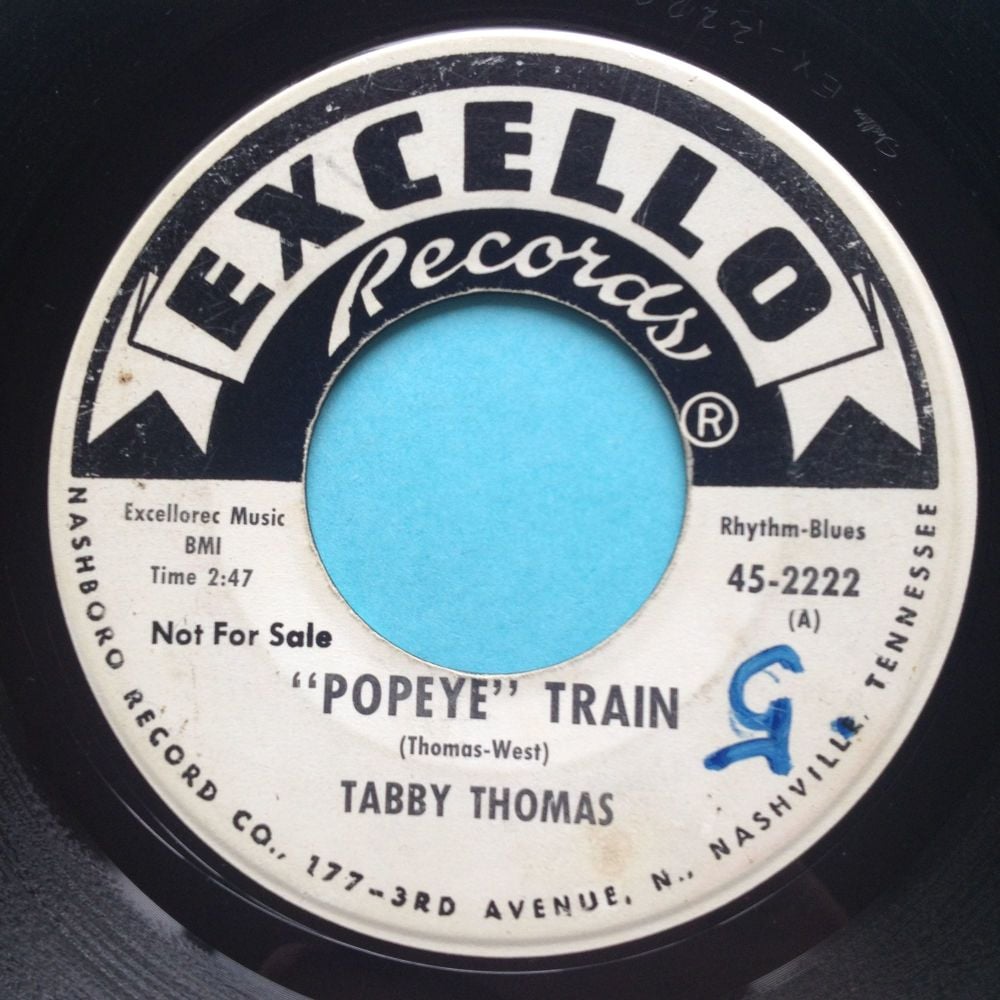Tabby Thomas - Popeye Train - Excello promo - VG+