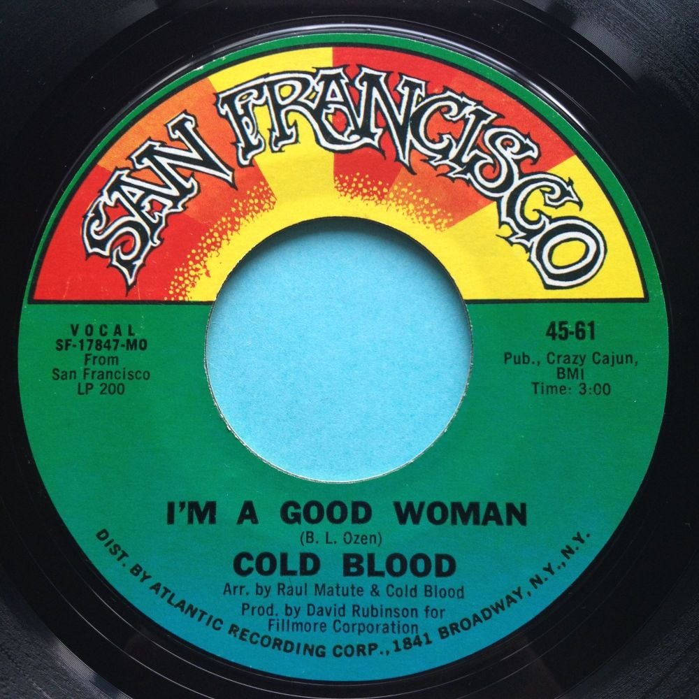 Cold Blood - I'm a good woman - San Francisco - Ex