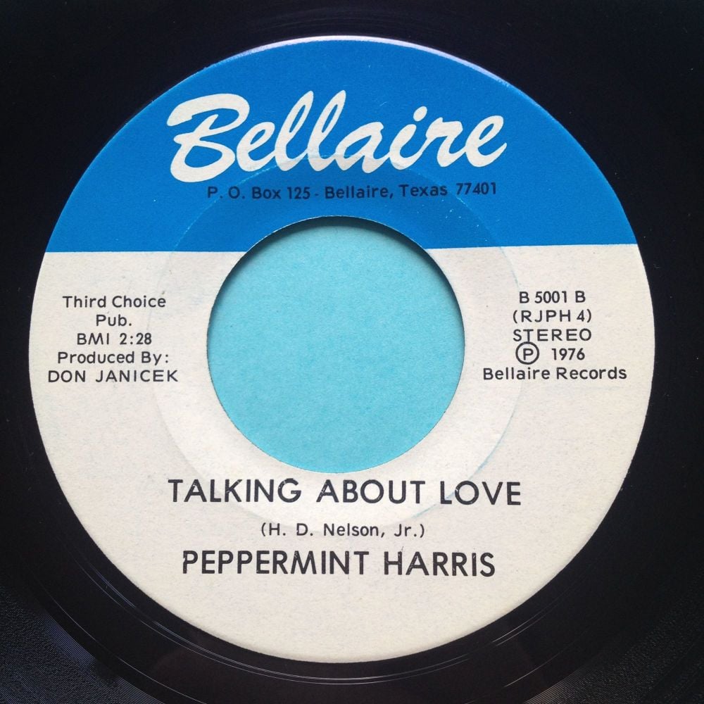 Peppermint Harris - Talking about love - Bellaire - Ex
