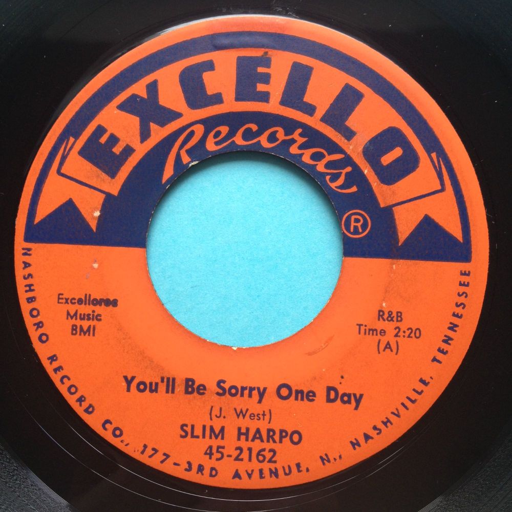 Slim Harpo - You'll be sorry one day - Excello - Ex