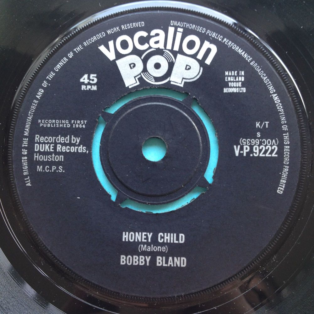 Bobby Bland - Honey Child - UK Vocalion Pop - Ex-