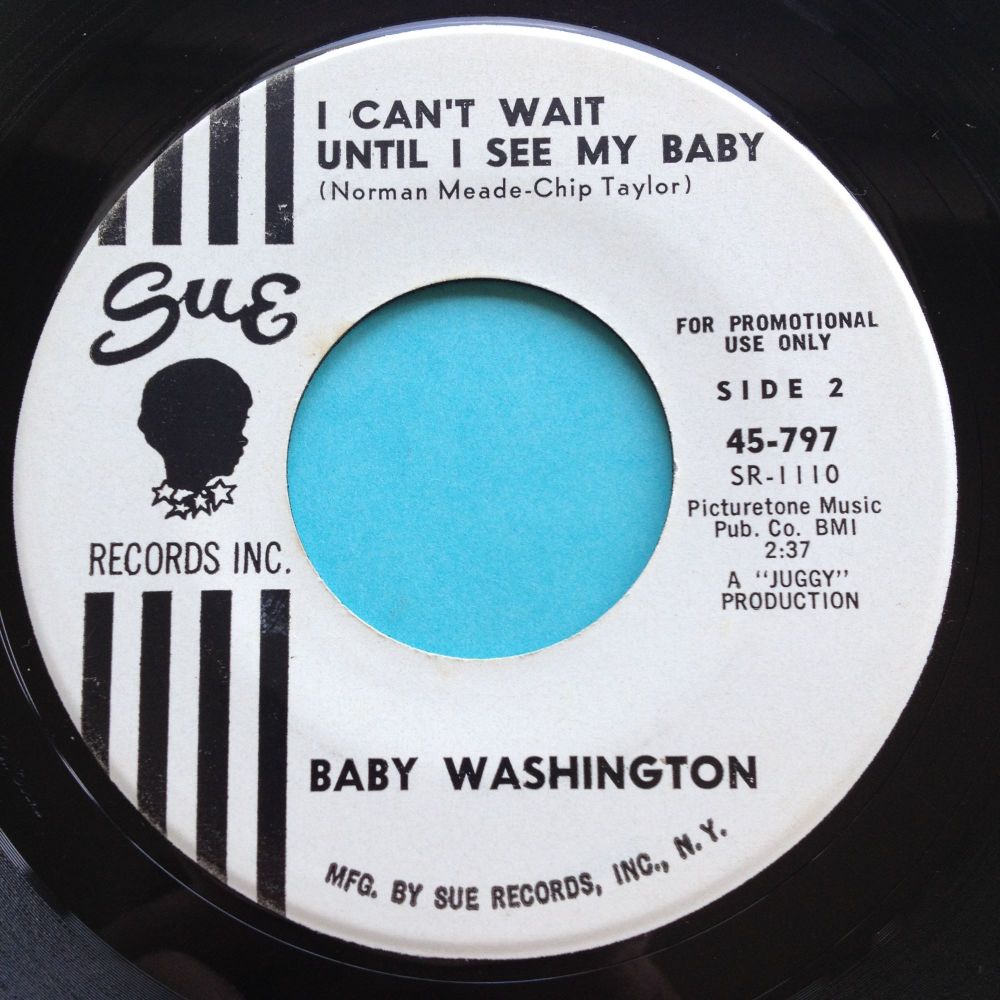 Baby Washington - I can't wait until I see my baby - Sue promo - VG+