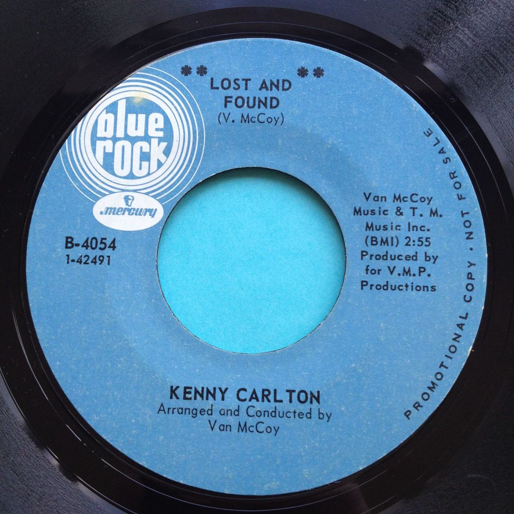 Kenny Carlton - Lost and found - Blue Rock - Ex-