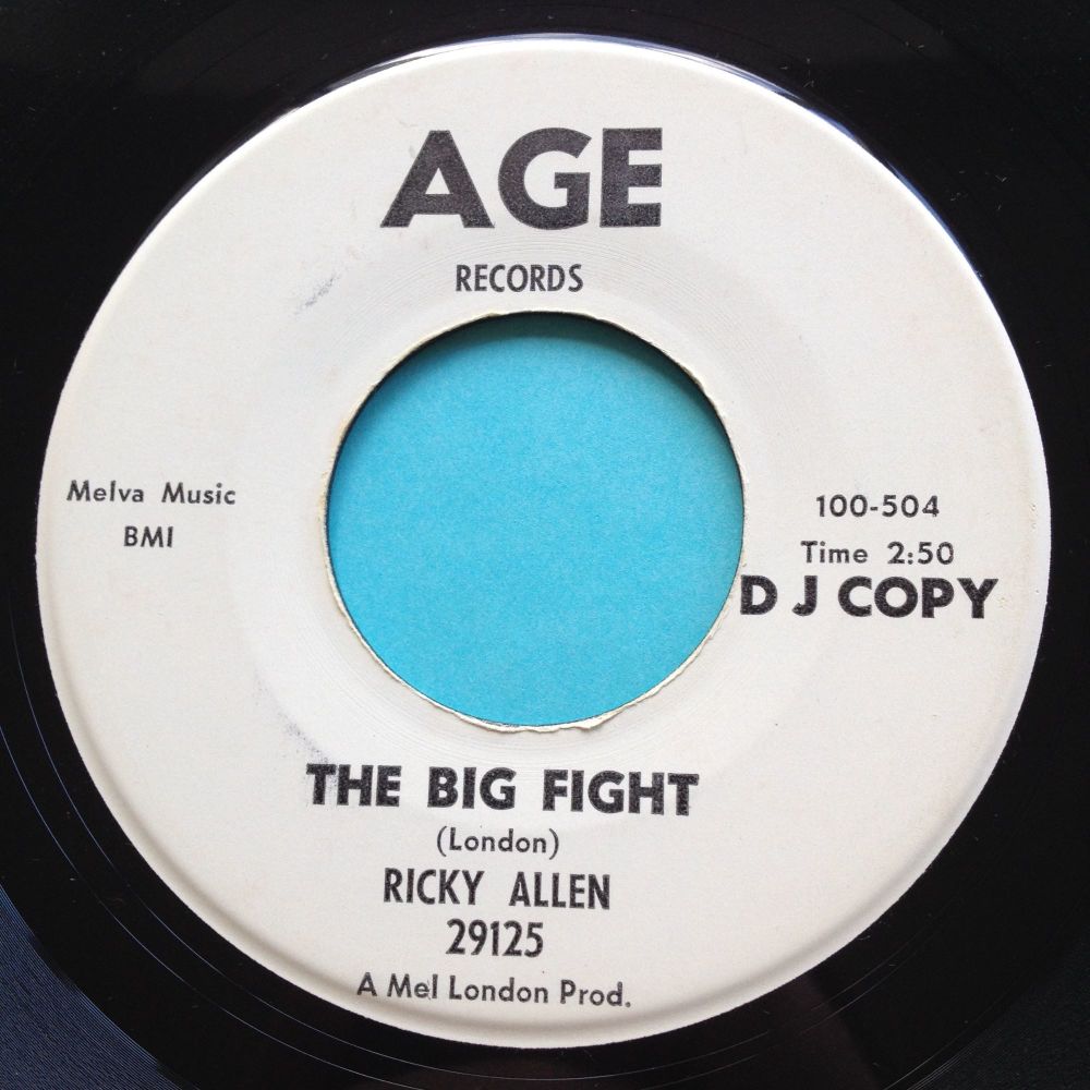 Ricky Allen - The big fight - Age promo - Ex