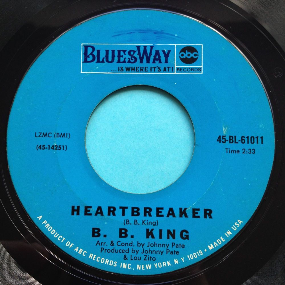 B B King - Heartbreaker - Bluesway - Ex-