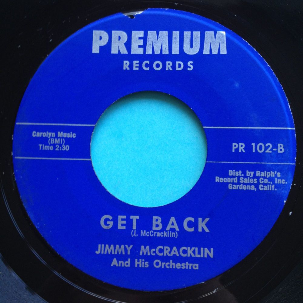 Jimmy McCracklin - Get back - Premium - ex-