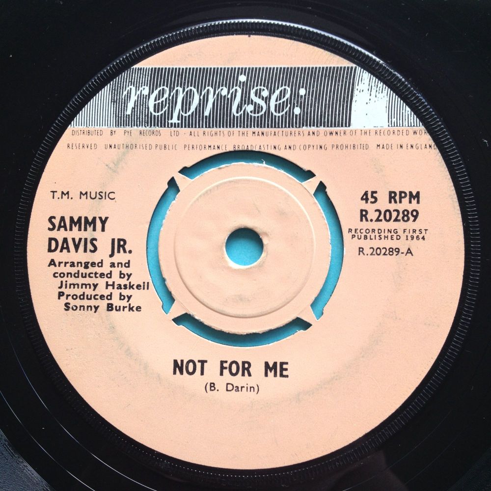 Sammy Davis Jr. - Not for me - UK Reprise - Ex