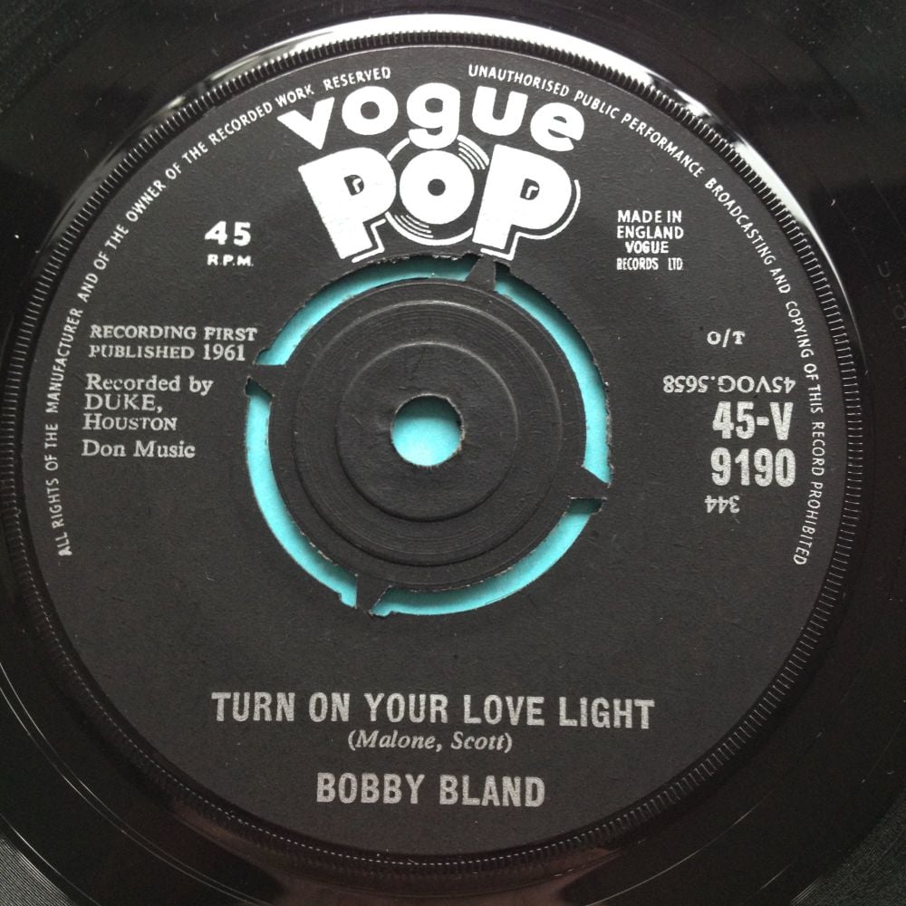 Bobby Bland - Turn on your lovelight - UK Vogue Pop - Ex