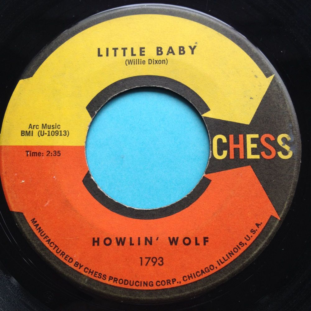 Howlin' Wolf - Little Baby b/w Down in the bottom - Chess - VG+
