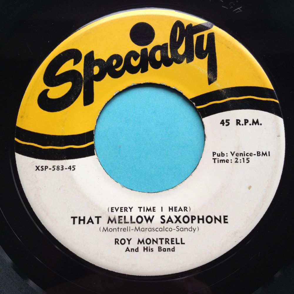 Roy Montrell - That mellow saxophone - Specialty - Ex