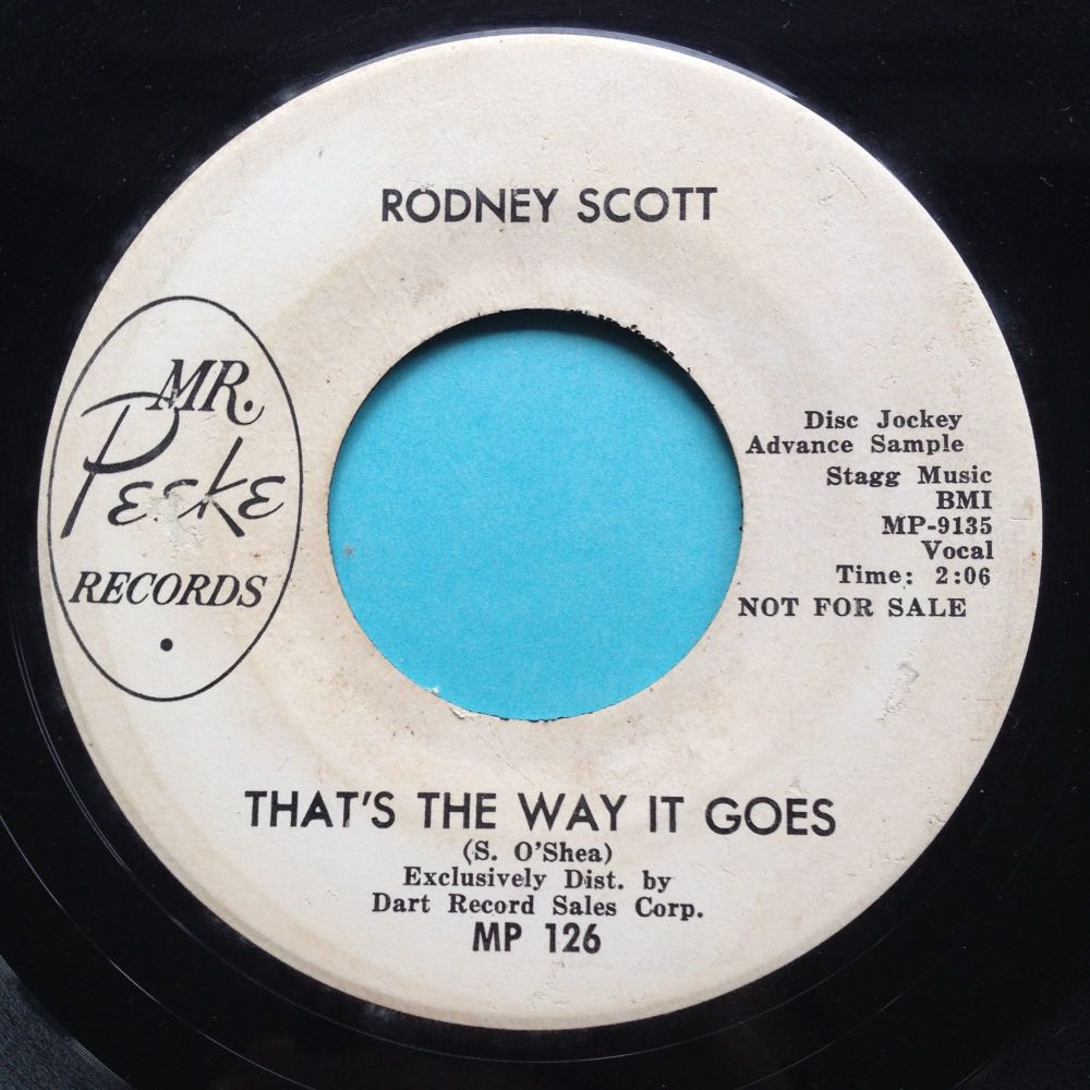 Rodney Scott - That's the way it goes - Mr. Peeke promo - VG+