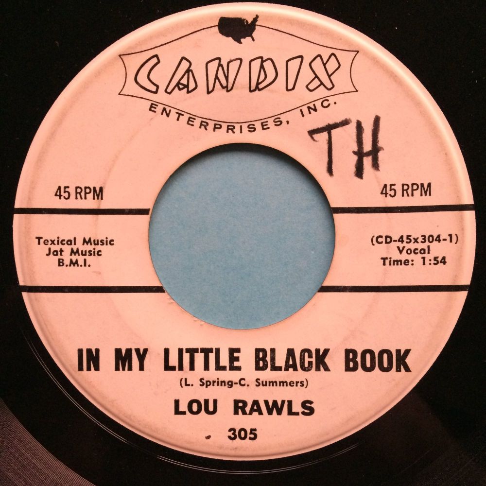 Lou Rawls - In my little black book - Candix promo - VG+