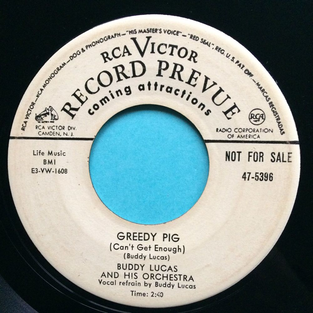 Buddy Lucas - Greedy Pig - RCA promo - VG+
