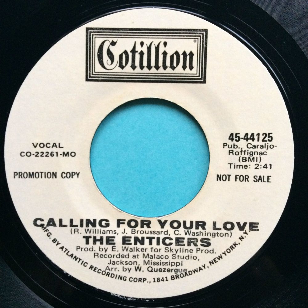 Enticers - Calling for your love - Cotillion promo - Ex