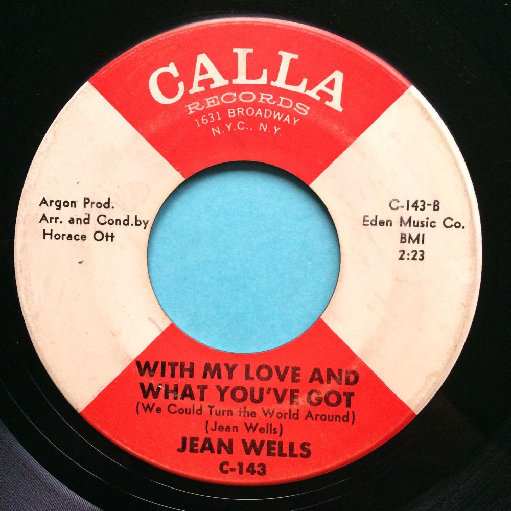 Jean Wells - With my love and what you've got - Calla - VG+