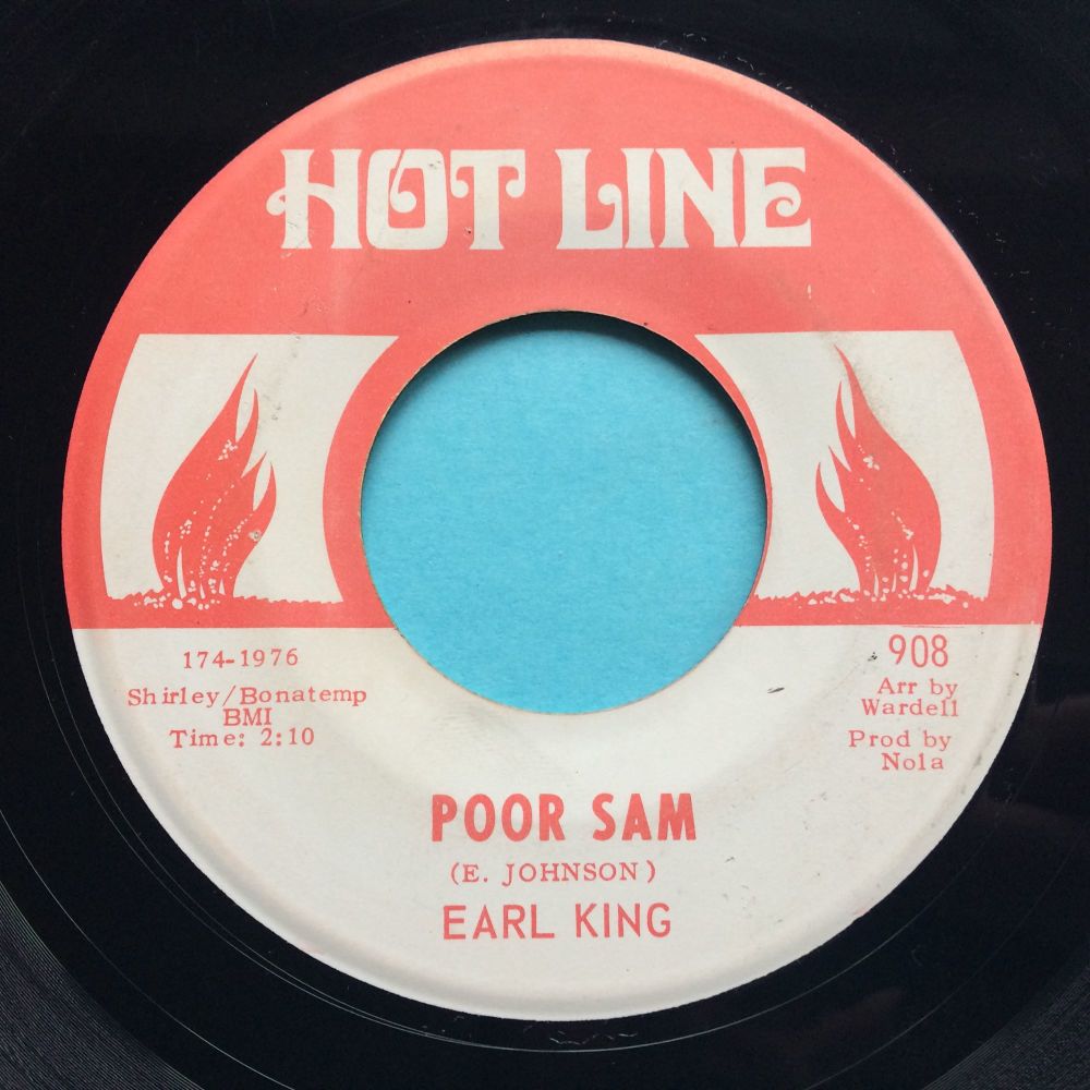 Earl King - Poor Sam b/w Feeling my way around - Hot Line - Ex-