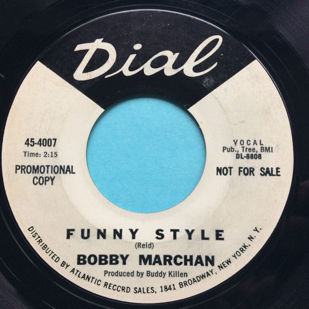 Bobby Marchan - Funny Style - Dial promo - VG+