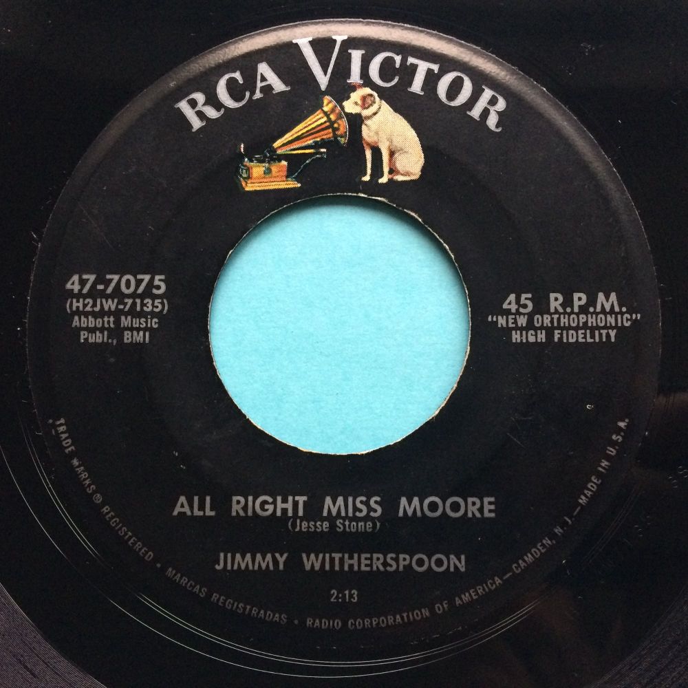 Jimmy Witherspoon - All right Miss Moore - RCA - Ex
